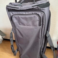 キャスターとハンドル付きキャリーバッグの画像