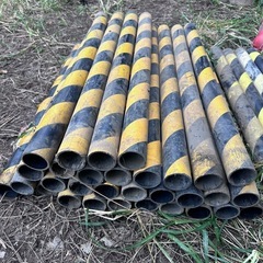 道路建設　備品　保安ポール　ポールのみ5本+オマケの画像