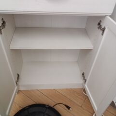 ★リユースのサカイつくば店★TK6682  食器棚 ベージュ H180×D29×W56 クリーニング済みの画像