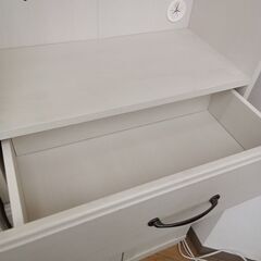 ★リユースのサカイつくば店★TK6682  食器棚 ベージュ H180×D29×W56 クリーニング済みの画像