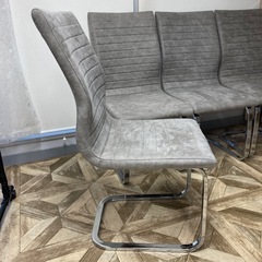 【成約済/ありがとうございます】4脚定価39,600円！事務所使いしていたもの/ダイニングチェア　トリノGYの画像