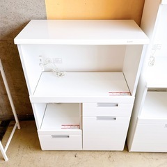 ニトリ キッチンボード レンジボード ホワイトの画像