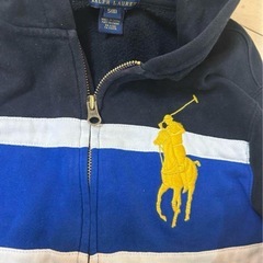 Polo Ralph Lauren パーカー S（8）120-130
 黒の画像