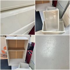5段収納タンス プラスティック収納 清掃済み 引き出しスムーズ♬の画像