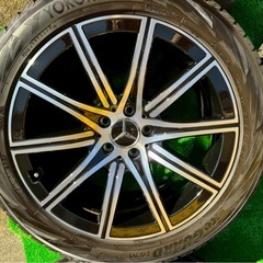 メルセデスベンツ W223 Sクラス 純正 スタッドレスタイヤホイール2本セットの画像
