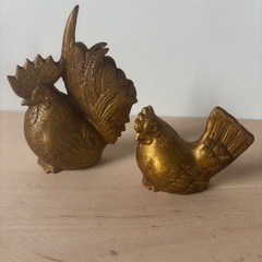 鶏の置物の画像