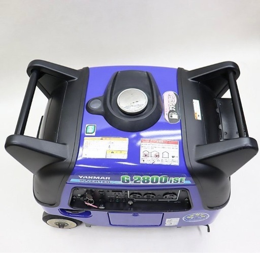  インバーター発電機 YANMAR G2800iSE 100V 50/60Hz 非常用 ヤンマー 建設機械 整備済　中古 、2週間前購