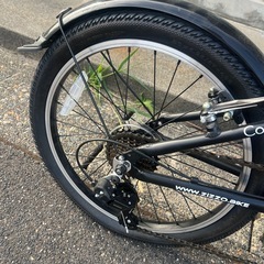 zizzo compo折りたたみ自転車屋内保管の画像