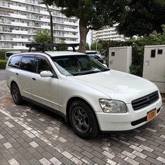 ステージア　M35 250RX 極上　距離少　キャンプ仕様の画像