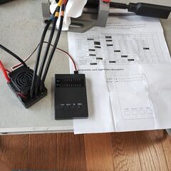ホビーラジコン用ESC・ブラシレスモーター・プログラミングカードセットの画像