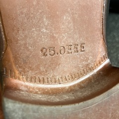 K2509-405 MR.BROWN ビジネス シューズ 25cm ブラック キズ汚れ有りの画像