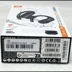未開封 JBL Endurance Peak 3 BLK ブラック ワイヤレスイヤホン イヤーフックタイプ Bluetooth対応の画像