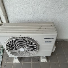 EAC12⭐️美中古⭐️ エアコン Panasonic 2017年製 リモコン付き　背板付き　エオリア💁 の画像