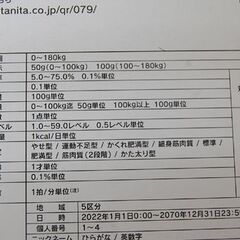 未使用 TANITA 体組成計 RD-931L 4C Technology ホワイト 充電式 Bluetooth 無線LAN インナースキャンデュアル タニタ 札幌市 清田区 平岡の画像