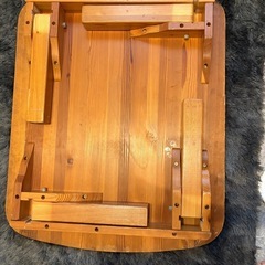 脚折り畳みローテーブルの画像