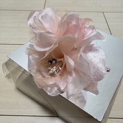 コサージュ　ピンク①の画像