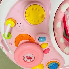 超美品！歩行器　ピンク　エンジョイウォーカーステップ2の画像