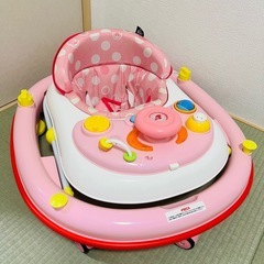 超美品！歩行器　ピンク　エンジョイウォーカーステップ2の画像