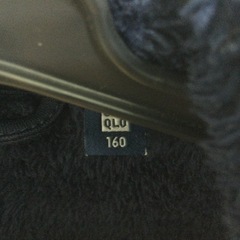 【サイズ160】美品 UNIQLO フリース ジャケット 紺色の画像