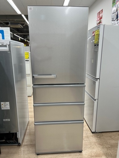 【ジャングルジャングル岸和田和泉インター店】冷蔵庫 アクア AQR-36N2 2023年製 355L 4ドア 2人暮らし 3人暮らし 