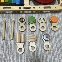 木製楽器おもちゃ カラフルの画像