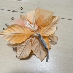 コサージュ　オレンジ②の画像