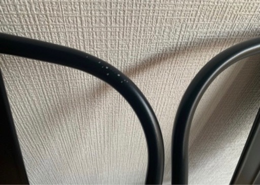 【引き渡し先決まりました】ダイニングチェア カフェチェア2脚 アイアン