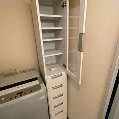 収納棚　本棚　棚　隙間収納　島忠　幅30㌢の画像