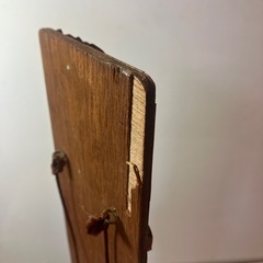 木製　短冊掛け(多少傷みあり)の画像