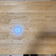 無印良品 無垢材テーブル オーク材 140cm×80cm ダイニングテーブルの画像