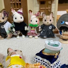 シルバニアと鬼滅コスプレの画像