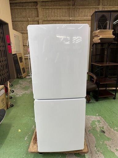 【ドリーム川西店御来店限定】☆ジモティー見たよ♪割引☆ ハアイアール 2ドア冷蔵庫 JR-NF148CK 148L 2023 動作確認／クリーニング済み 【99560000028457】