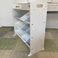 【美品】アイリスオーヤマ おもちゃ箱 天板付き ミッキー&ミニーの画像