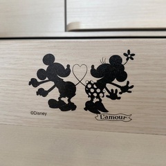 【美品】アイリスオーヤマ おもちゃ箱 天板付き ミッキー&ミニーの画像