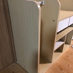 ランドセルラック　ハンガーラック　棚の画像