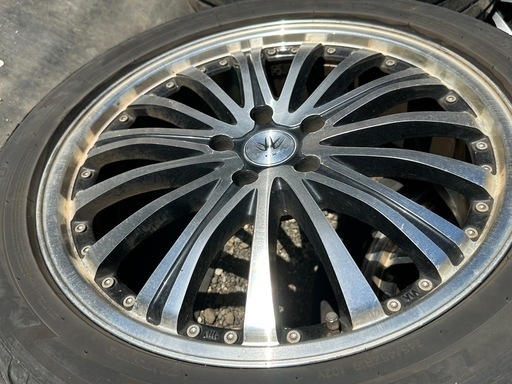 ロクサーニ　EX 7.5j 114.3 5H +48 4本セット　19インチ