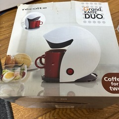 決まりました。コーヒーメーカーとヒーターの画像