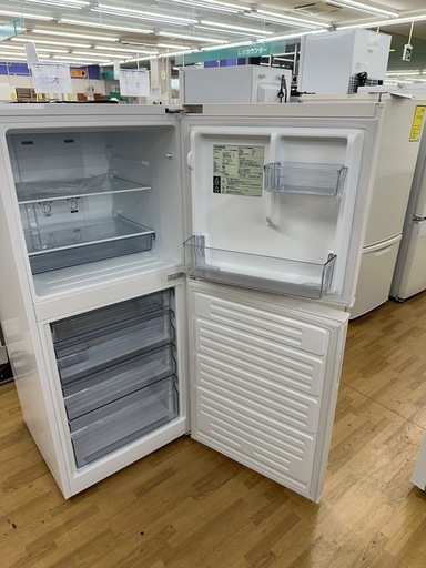 【ドリーム川西店御来店限定】☆ジモティー見たよ♪割引☆ TWINBIRD 2ドア冷蔵庫 HR-F915 146L 2022 動作確認／