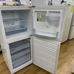 【ドリーム川西店御来店限定】☆ジモティー見たよ♪割引☆ TWINBIRD 2ドア冷蔵庫 HR-F915 146L 2022 動作確認／クリーニング済み 【99560000028460】の画像