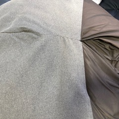 体にフィットするソファ 無印良品 人をダメにするソファ ビーズクッション　ビーズ補充済みカバー付きの画像
