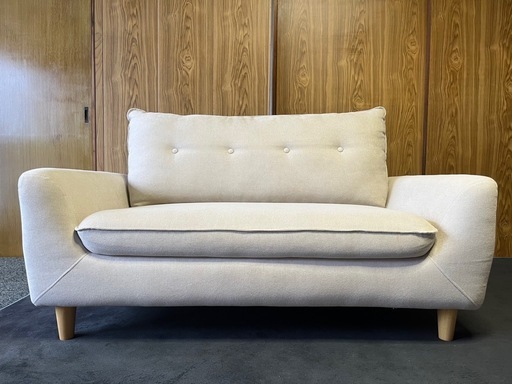 ニトリ　2人掛けソファ（ベージュ）