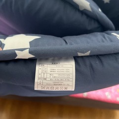 【美品】シングル 敷ふとん 星柄の画像