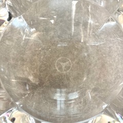 【未使用】メルセデス・ベンツ❤クリスタル製灰皿　激レア　ノベルティーの画像