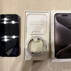 iPhone 15 Pro ブラック 256GB 箱付きの画像