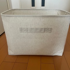 無印良品 収納3個セット　ポリエステル麻　ソフトボックスの画像