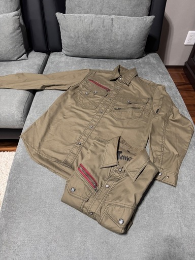 【中古】Jawin　作業着　パンツ・シャツ・ジャケットセット