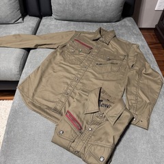 【中古】Jawin　作業着　パンツ・シャツ・ジャケットセットの画像