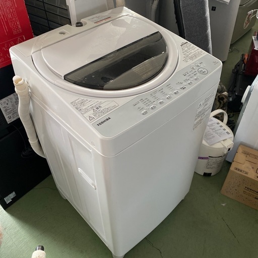 ○東101 TOSHIBA 洗濯機 AW-7G6(W) 7kg 東芝 2019年製