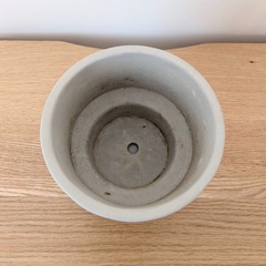鉢　観葉植物　グレー　おしゃれ　植木鉢　植物入れ　グリーンの画像