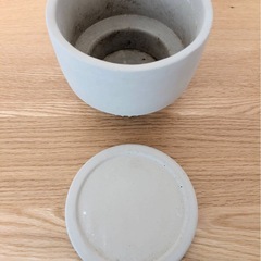 鉢　観葉植物　グレー　おしゃれ　植木鉢　植物入れ　グリーンの画像